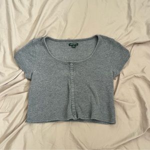 Wild Fable Grey Crop Top